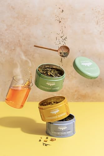 JusTea Assorted Tea Trio Stacking Tins
