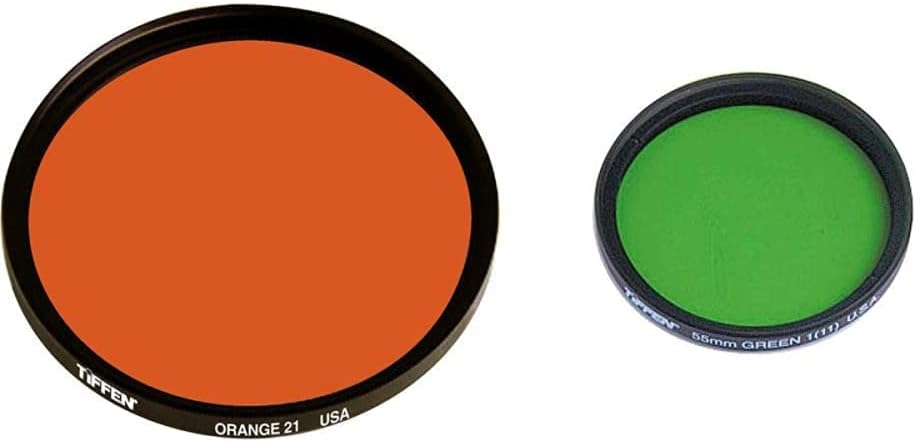 Tiffen 49mm 21 Filter (Orange) & 49UVP 49mm UV Protection Camera Lens Filter