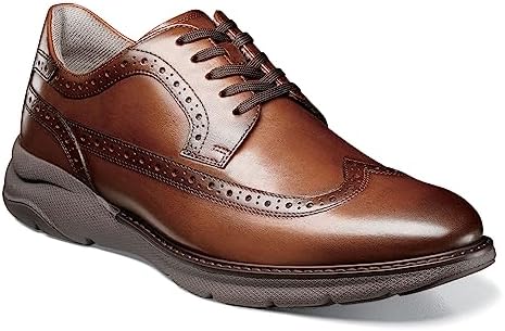 Florsheim Frenzi Wingtip Oxford Mens Oxford 11 DM US CognacBrown | Image 3