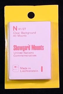 Showgard Pre-Cut Clear Stamp Mounts Size N41/27