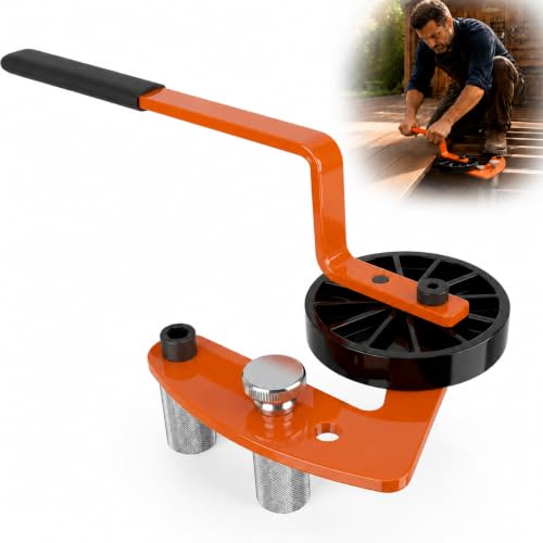 Gliterra Upgraded Deck Board Straightening Tool Heavy-Duty Thickened Carbon Steel Deck Lever Professional Decking Installation Tool for Composite Board