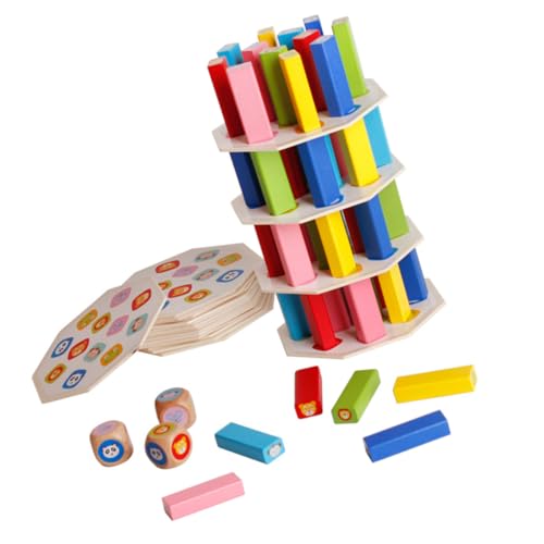 WESIEVYA Juguete Educativo De Apilamiento De para De Bloques De Construcción Juego De Habilidad Temprana para Fomentar El Aprendizaje y La Creatividad En y Niñas