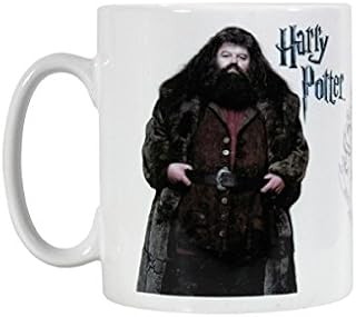 Harry Potter Ceramic Mug with Photograph of Rubeus Hagrid and Hogwarts Crest in Presentation Box - Official Merchandise