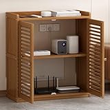 [Design élégant et polyvalent] Ce meuble de rangement multimédia en bambou fait office d'étagère invisible pour la maison et le bureau. Idéal pour les salons, les bureaux, les chambres d'hôtel et les espaces de travail, il dissimule efficacement routeurs et câbles tout en s'intégrant harmonieusement à votre décoration. Optimisez votre espace avec ce support audio-vidéo élégant et fonctionnel qui vous permettra de garder votre environnement bien organisé.