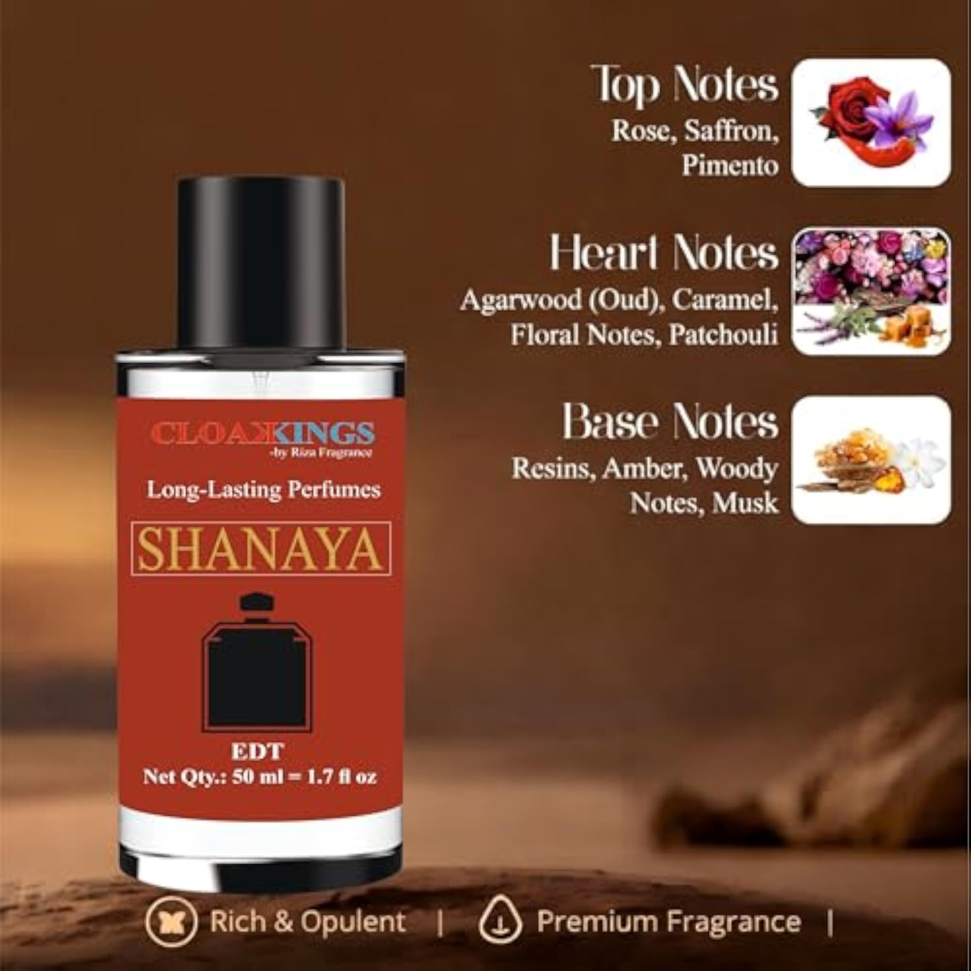 Shanaya Unisex Long Lasting Perfume, 50ml
