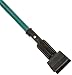 Wilen A70662, Super Jaws Color Guard Fiberglass Wet Mop Handle, 1" Diameter x 60" Length, Green (Case of 12)