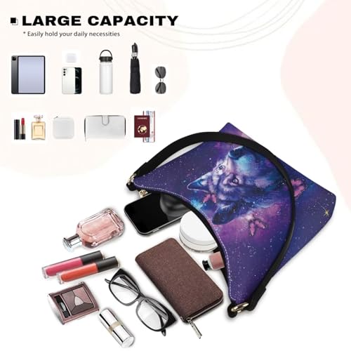 Image of Handbag for Women Leather Underam Shoulder Bag with Zipper Fashion Work Purse Waterproof Travel Wallet