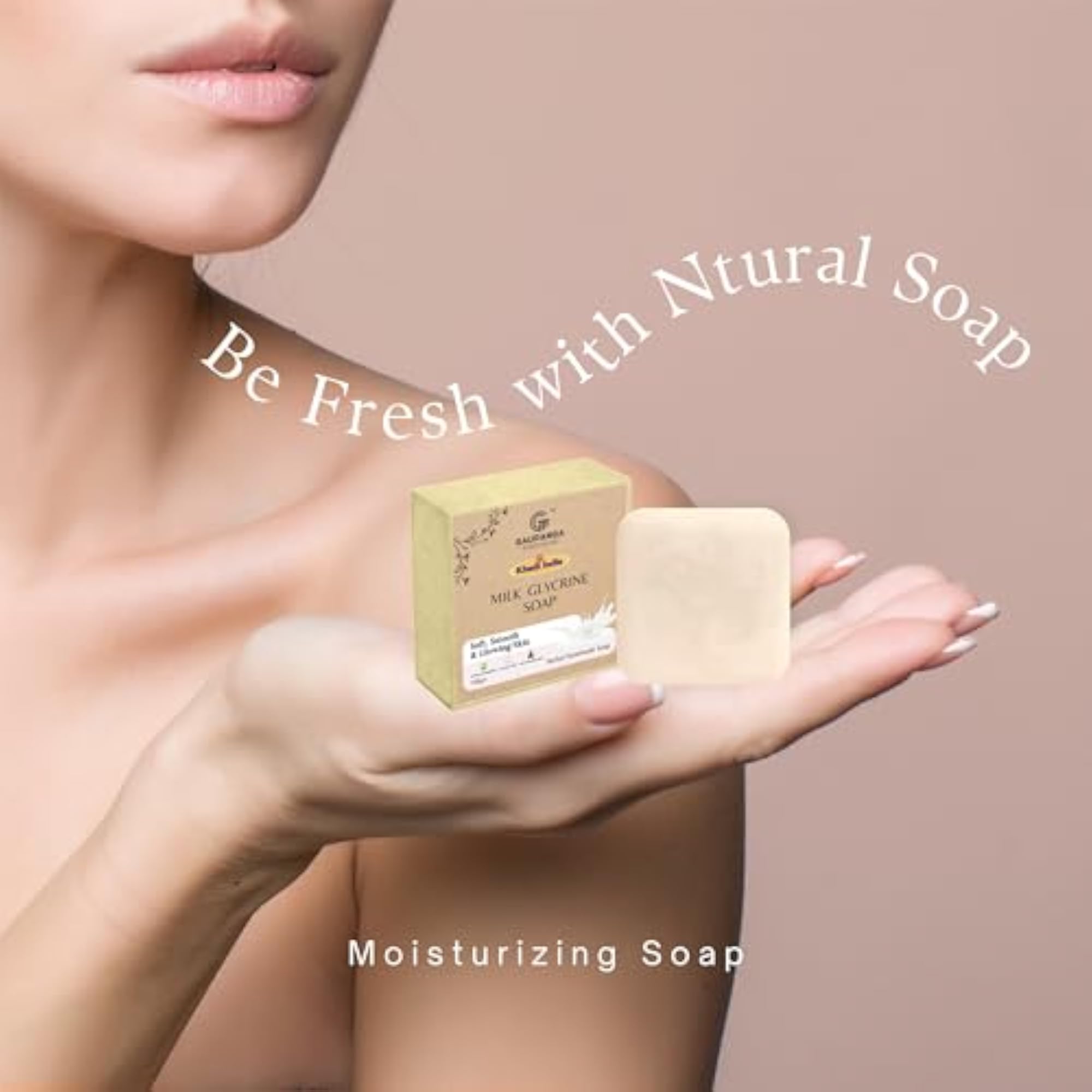 Milk Glycerine Handmade Premium Soap Set of 2