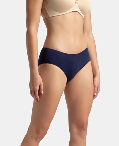 Image of Jockey 1802 Women High Coverage Micro Modal Elastane Stretch Hipster