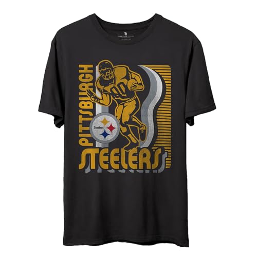 Junk Food Clothing Pittsburgh Steelers Run BCK Flea Market Tee - Extra Large