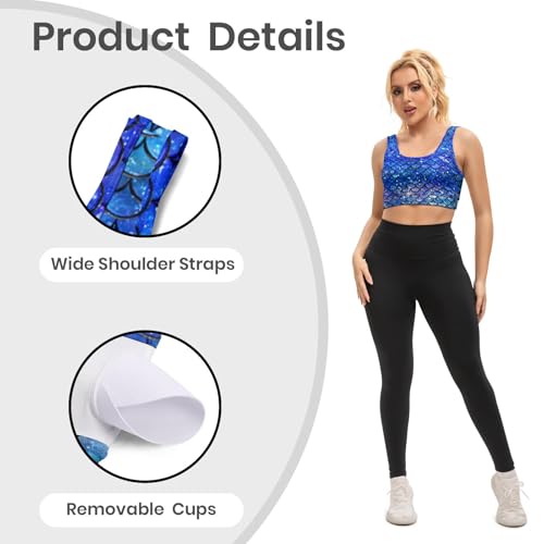 Image of Yoga top Women's Cheerleading Uniform Gym Outfit Running Crop Tops Yoga Shirts Casual Tank Top