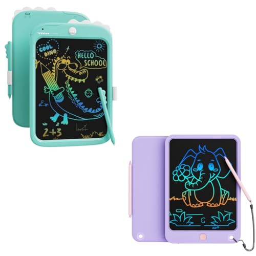 Tableta LCD de escritura de 10 pulgadas (azul y púrpura)