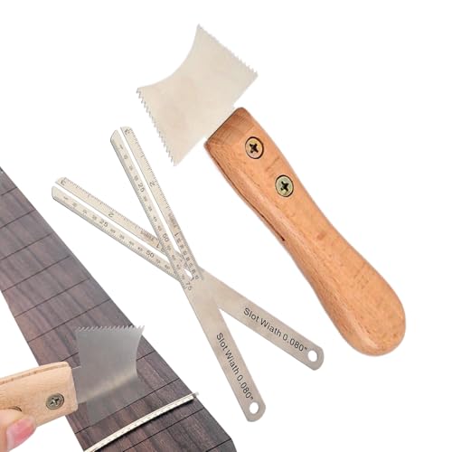 Grattoir à fente de coupe portable Teksome pour ajuster une guitare droite