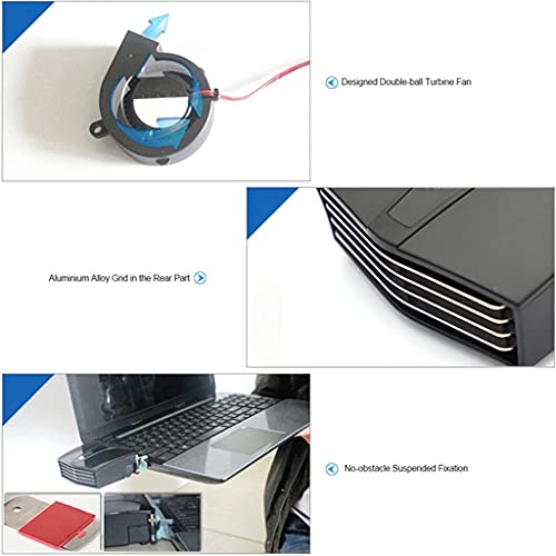 Base para Laptop con Ventilador y Display de Temperatura miniatura 5