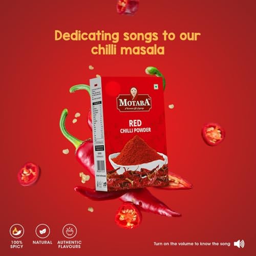 Image of MOTABA Red Chilli Powder, 500Gram /Lal Mirch | Healthy Spices | Natural Oils | Aromatic | Chilli Powder for Cooking | Turn Everything Delicious (500g, Pack of 1)