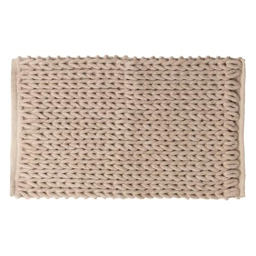 H confort xl Tapis Epais 50x75 Lin, Beige Lin