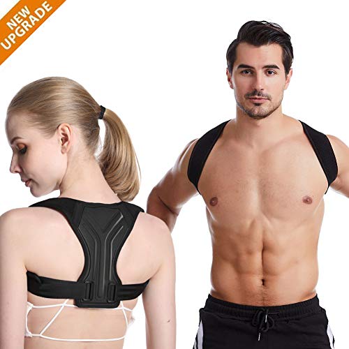 moliwen Corrector de Postura Espalda y Hombros - Versión de Actualización, Espalda Recta Soporte, Correctores Postural Faja, Corregir Postura Sentado Enderezar, Aliviar la Joroba para Mujer e Hombres