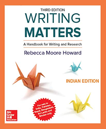 Writing Matters, 3Rd Edition Writing Matters, 3Rd Edition