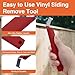 Vinyl Siding Removal Tool with Extra Long Handle, 7