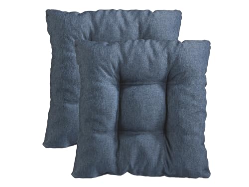 Traumnacht Stuhlkissen Cozy 2er Set, Bequeme Sitzkissen für Gartenstuhl, Küche