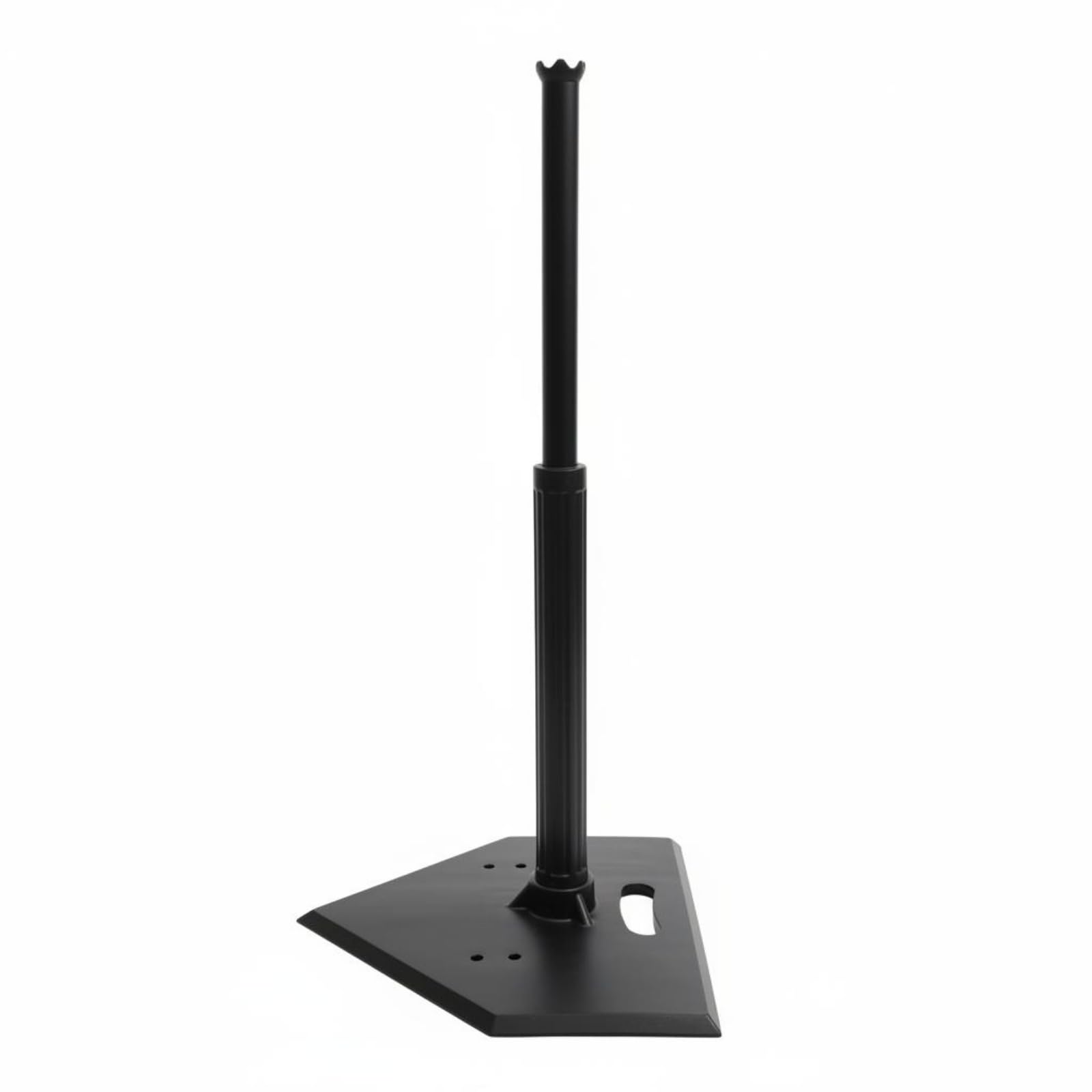 TISHITA Entrenador de Béisbol para Niños tee de Bateo Portátil Soporte de Altura Regulable Poste Telescópico Goma y PVC, Adulto, Un Orificio, Telescópico 50-100CM