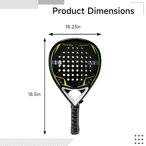 Set de raquetas para tenis de playa, fibra de carbono 12K miniatura 4