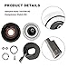Saihisday A/C Compressor Clutch Kit for 15-4709 Replacement for GM LQ4 Parts Air Conditioning Compressor Clutch Kit with Clutch, Coil, and Pulley