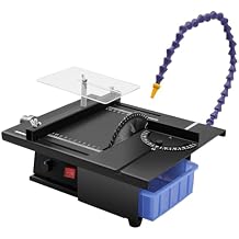 Gem Faceting Cutting Carving Polishing Machine, 110V Jade Bench Cutting Machine Kit Professional Jade Polisher Machine Bench Grinder for Jewelry Jade Stone Wood Carving Gold