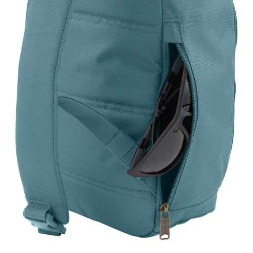 Image of Carhartt Durable Sling Bag, Crossbody Backpack with Side Release Buckle, Tablet Sleeve and Adjustable Strap, Harbor Teal, 10L