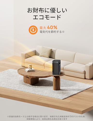 Dreo Space Heater, 1500W PTC Ceramic Heater with Smart Thermostat, Electric Heater with 70° Oscillating, 4 Modes, 12h Timer, Safety & Quiet-Instant Heating, Portable Heater for Bedroom