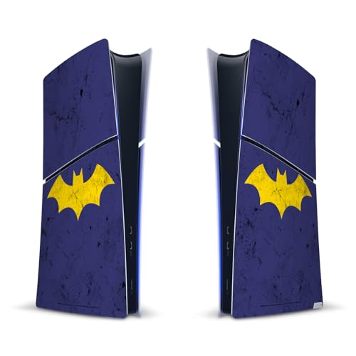 Head Case Designs Licenza Ufficiale Batman DC Comics Batgirl Loghi E Fumetti Vinile Sticker Gaming Pelle Adesivo Compatibile con Sony Playstation 5 PS5 Slim Digital Edition Console