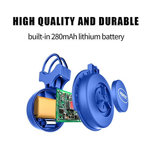 Gowikns Bicycle Electronic Bell, Usb Charging, Crisp Ding Sound Bicycle Bell , Ip65 Waterproof Suitable For Mountain Bike/Road Bike– Easy To Install On Handlebar (Blue) #TOP3
