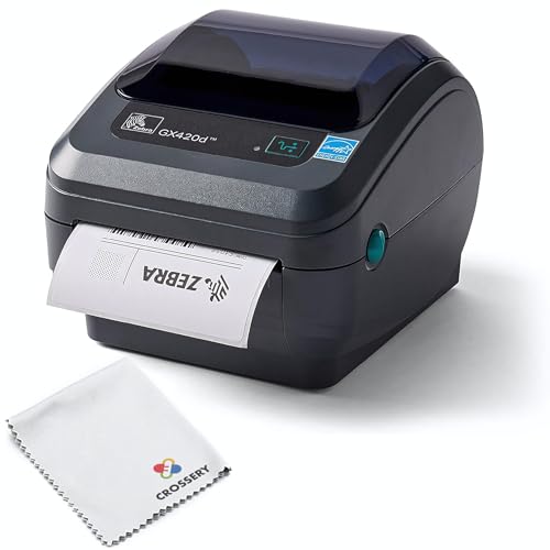 Zebra GX420D Thermal Label Printer - Complete Bundle Includes Zebra...