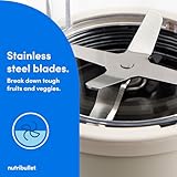 nutribullet Blender 900 Series in Matte Sand - Powerful 25,000 RPM Extractor Blends Frozen Fruit, Nuts & Ice for Smoothies & Juices - 11 Piece Kit Includes Cups, To Go Lids, Lip Rings & User Manual - Image 7