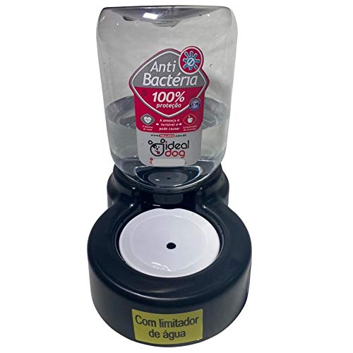 Bebedouro Pet C/Limitador Automático Para Cães E Gatos 3L Ideal Dog Cor:Preto