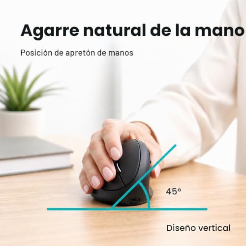 Ratón inalámbrico multidispositivo Perixx PERIMICE-819B compacto y silencioso 3