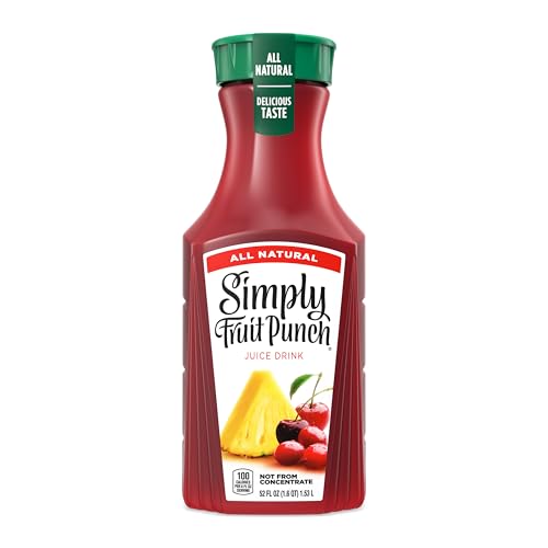 All Natural Simply Fruit Punch Juice Drink, 52 Fl Oz Bottle