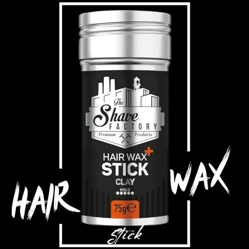 The shave factory Hair Wax Stick, styling duradero 2.7 Oz, 2 piezas miniatura 6