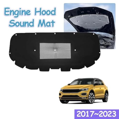 Couton isolant capot VW T-ROC accessoire insonorisation argent