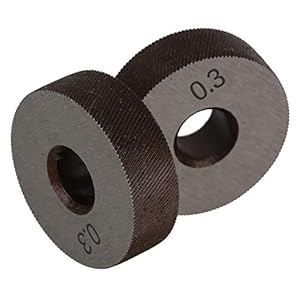 Knurling-tools Paar 0.3mm Gear Hob Wheel kartelwiel Geweven Knurled draaibank drijfwielas Machine Tools Accessoires Hob…