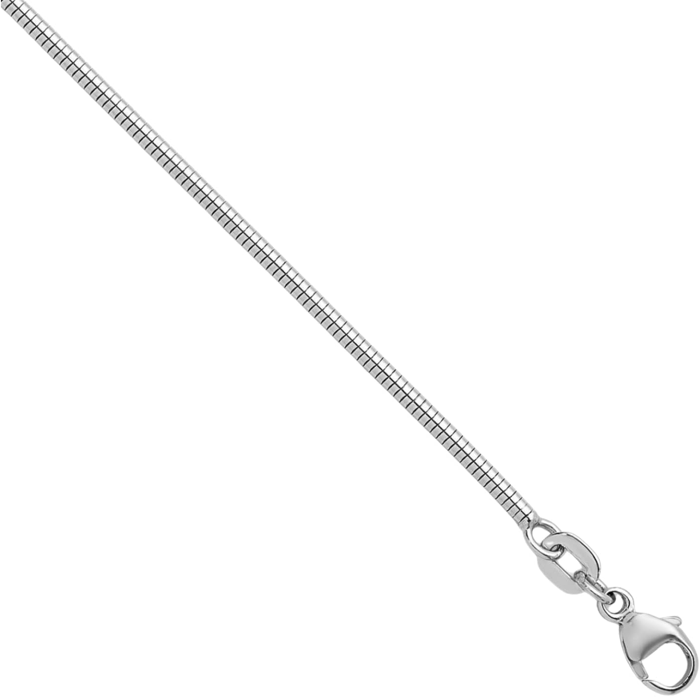 IceCarats 925 Sterling Silver 1.6mm Thin Snake Chain Necklace Polished