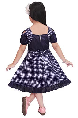 Image of KGN Girls Cotton Blend Dot-Dress- /Dress | KGN23 |