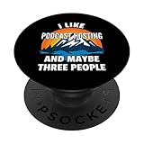 Me gusta el alojamiento de podcast y tal vez tres personas PopSockets PopGrip Intercambiable