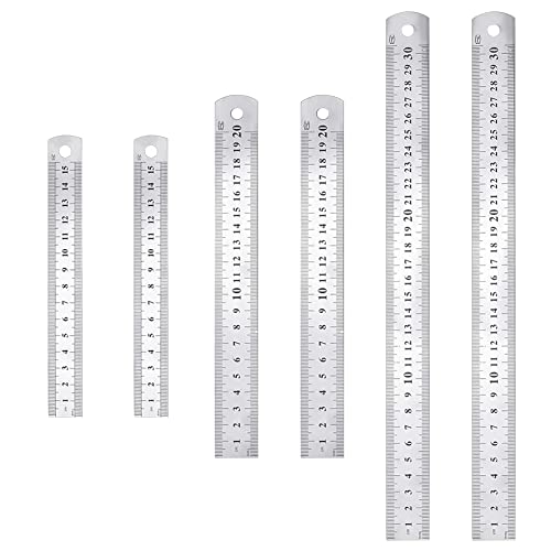 Flexible stainless steel ruler, metal ruler, metal ruler, metric and ...