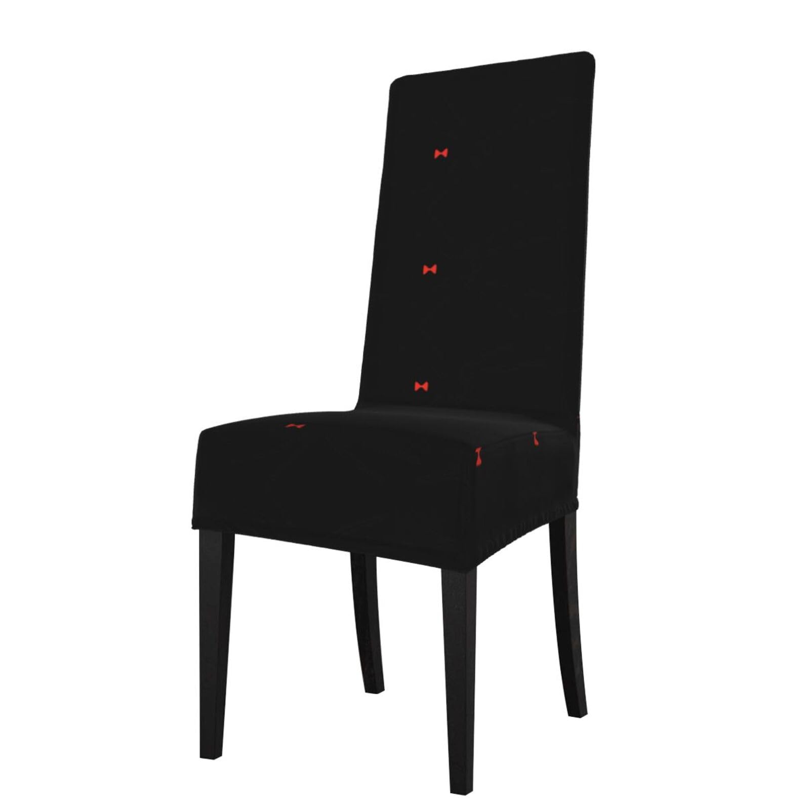 Yyhwhjde Black Spider Prints Protection Cover For Dining Chair – Stretch Slipcovers For A Fresh, Refreshed Dining Room Look!