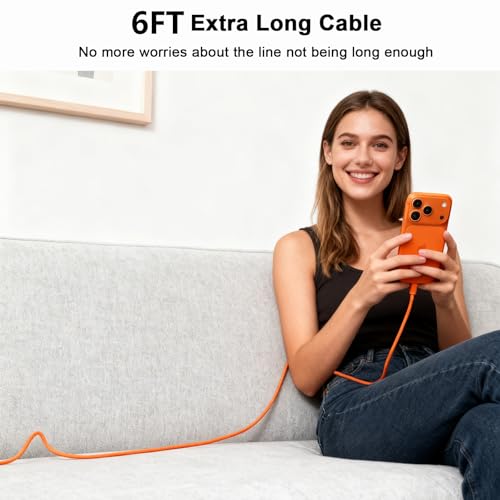 Image of [Apple MFi Certified] iPhone 17 Pro Max Charger Fast Charging, 2Pack 40W USB C Apple Charger Block & 6FT Woven Type C Charging Cable for iPhone 17 /Air /17 Pro /17 Pro Max /16 /16 Pro /16 Pro Max /15 Pro Max