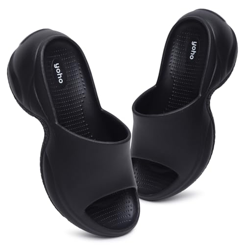 Image of YOHO SLR 102 Slip-Ons for Women | One-Piece EVA Build | Lightweight & Water-Resistant | Ergonomic Contour Design | Bold Fashion Silhouette | Sculpted Footbed | All-Day Ease