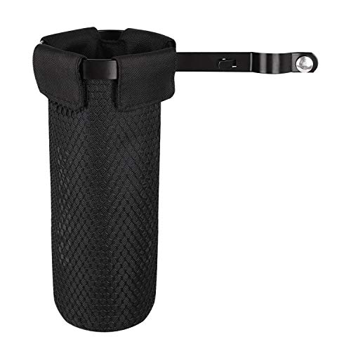 IPENNY Drumstick Halter Trommelstockhalter Trommelstock Tasche Klettverschluss Oxford Plus Baumwoll Trommelstock Beutel mit Metallklemme für Drum Schwarz