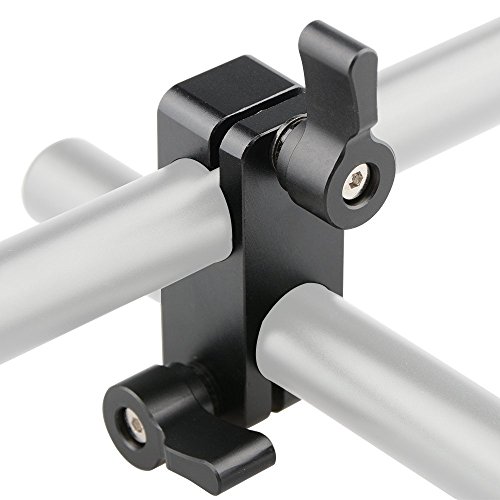 Image of CAMVATE Right Angle Rod Clamp 15mm Rod for Video Camera DSLR Rig /2 PCS
