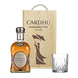 Cardhu Gold Reserve 70cl Personalised Single Malt Scotch Whisky Gift Set with Wooden Box & Whisky Glass – Luxury Speyside Whisky Gift for Men Birthday Fathers Day UK